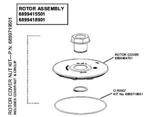 Mann Centrifuge FM600 Rotor Assembly Part No. 6899750701