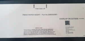 Mann Centrifuge FM600 Paper Insert Part No. 6899754301, 6890302801