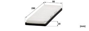 Mann CU 2910 Air Filter CU2910