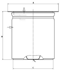 Mann Filter LE 17 006 Air Oil Separator LE17006