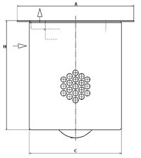 Mann Filter LE 71 002 X Air Oil Separator LE71002X