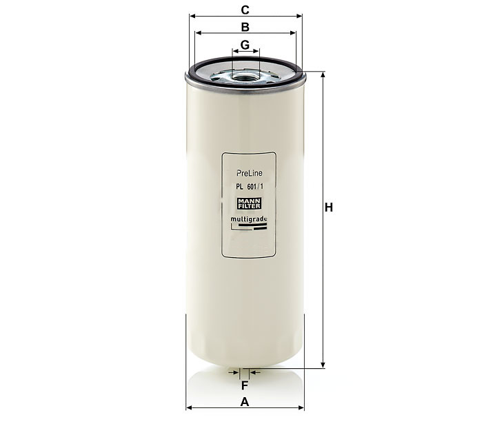 Mann PL 601/1 X Fuel Filter PL6011X