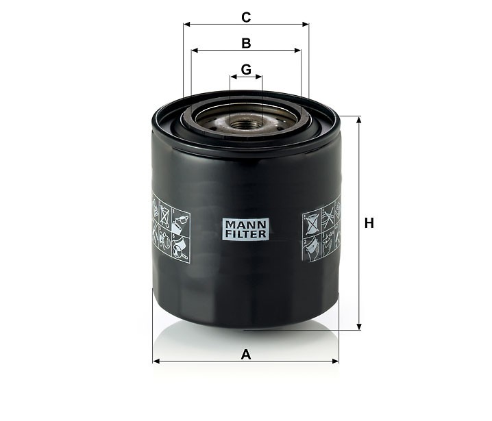 Mann W 11 007 Oil Filter W11007