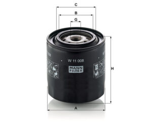 Mann W 11 008 Oil Filter W11008