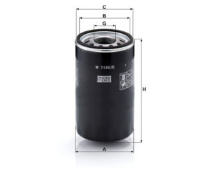Mann W 1160/6 Hydraulic Filter W11606