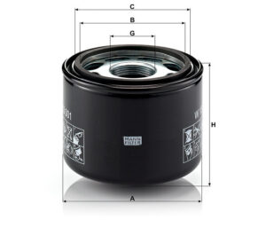 Mann W 13 001 Hydraulic Oil Filter W13001