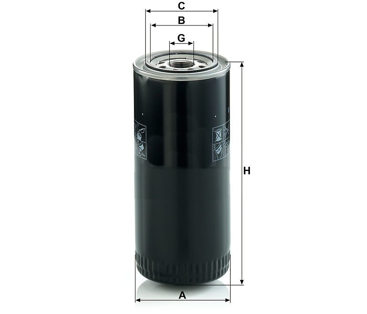 Mann W 9071 Oil Filter W9071