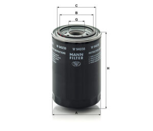 Mann W 940/38 Hydraulic Filter W94038