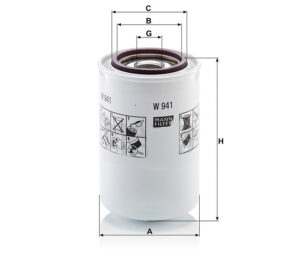 Mann W 941 Hydraulic Filter W941