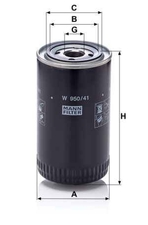 Mann Filter W 950/41 Oil Filter W95041