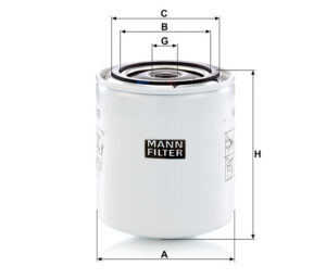 Mann WD 10 012 Hydraulic Oil Filter WD10012