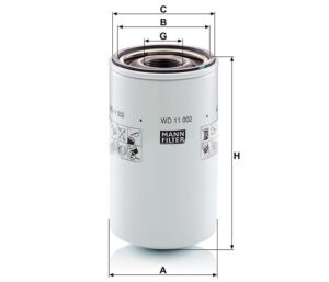 Mann WD 11 002 Hydraulic Filter WD11002