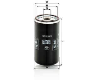 Mann WD 724/5 Hydraulic Filter WD7245