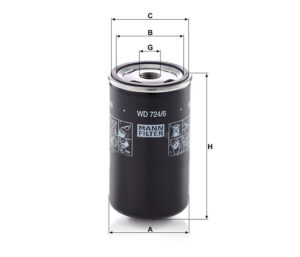 Mann WD 724/6 Hydraulic Filter WD7246