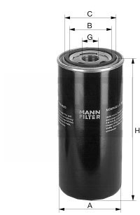 Mann WD 940 Hydraulic Filter WD940