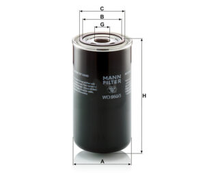 Mann WD 950/5 Hydraulic Filter WD9505