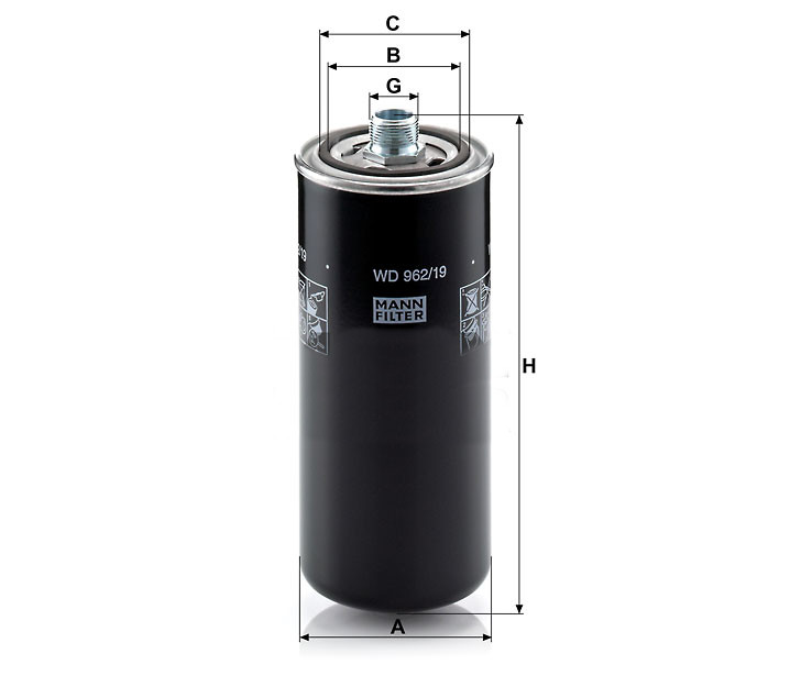 Mann WD 962/19 Hydraulic Filter WD96219