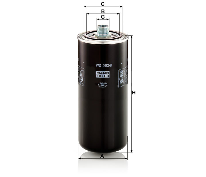 Mann WD 962/9 Hydraulic Filter WD9629