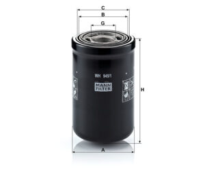 Mann WH 945/1 Hydraulic Filter WH9451