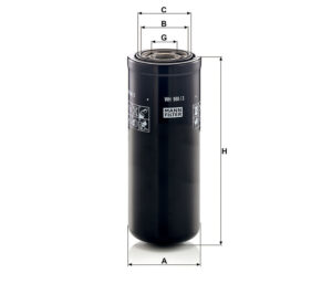 Mann WH 980/3 Hydraulic Filter WH9803