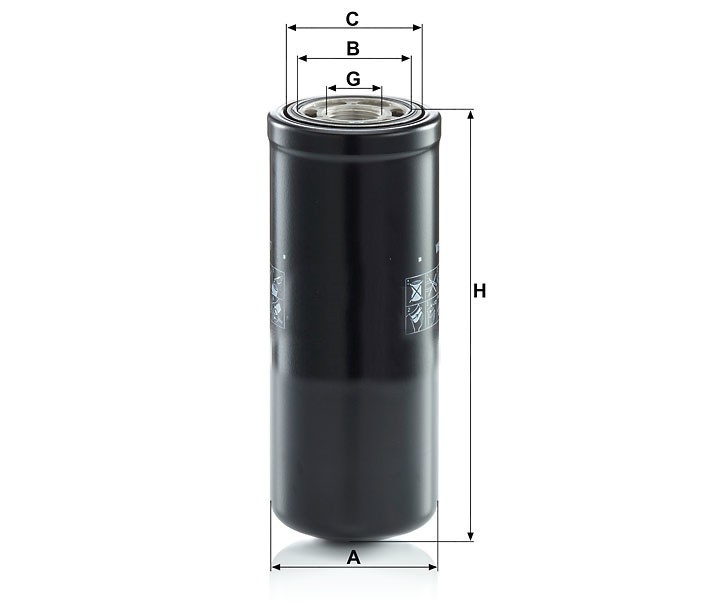 Mann Filter WH 980/7 Hydraulic Filter WH9807