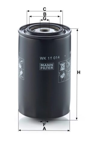 Mann WK 11 014 Fuel Filter WK11014