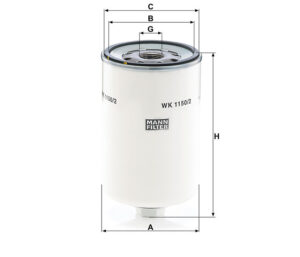 Mann WK 1150/2 Fuel Filter WK11502