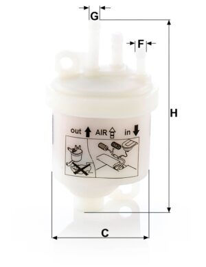 Mann WK 53 Fuel Filter WK53