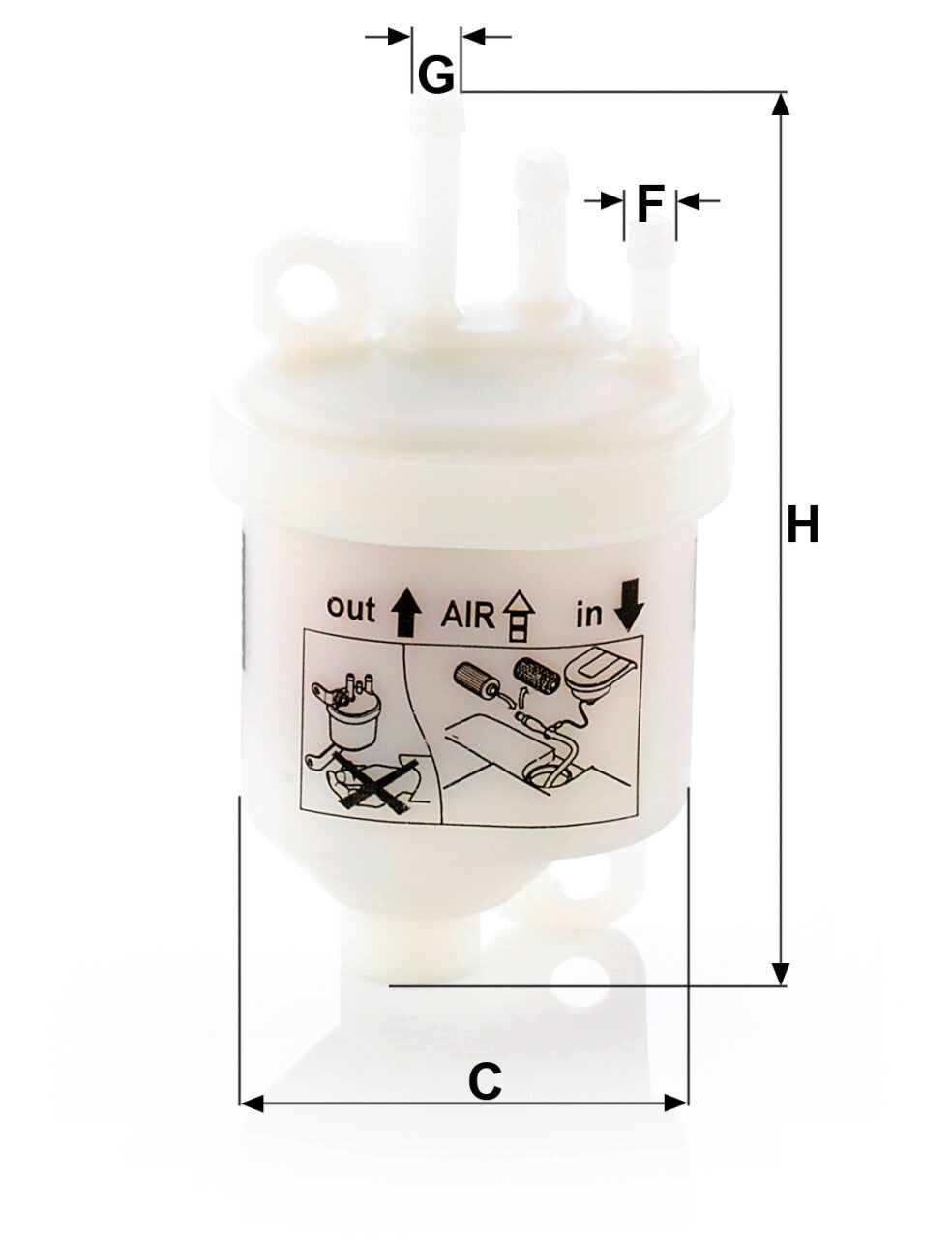 Mann WK 53 Fuel Filter WK53