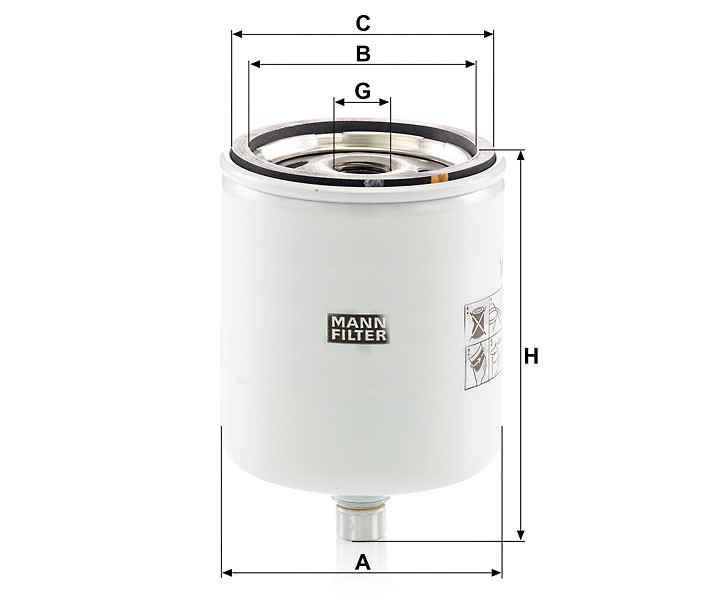 Mann WK 715/1 X Fuel Filter WK7151X