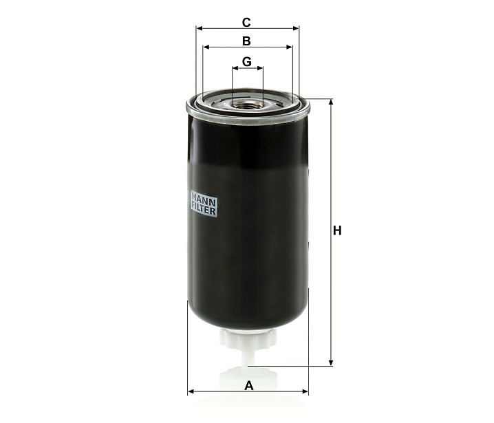 Mann WK 724/4 Fuel Filter WK7244