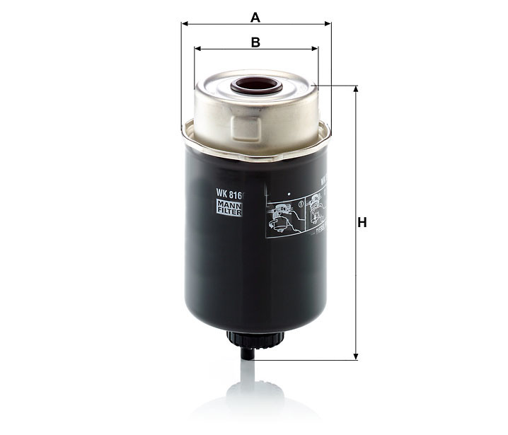 Mann WK 8166 Fuel Filter WK8166