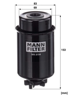 Mann WK 8194 Fuel Filter WK8194