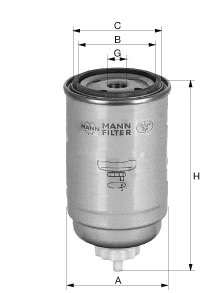 Mann WK 82 Fuel Filter
