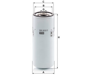 Mann WK 850/3 Fuel Filter WK8503