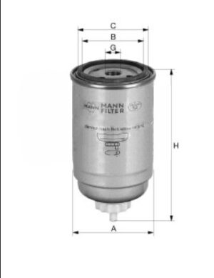 Mann WK 9190 X Fuel Filter WK9190X