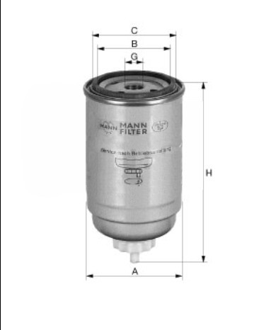 Mann WK 9190 X Fuel Filter WK9190X