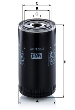 Mann WK 950/3 Fuel Filter WK9503