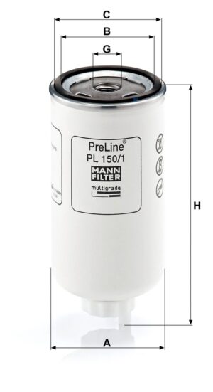 Mann PL 150/1 Fuel Filter PL1501