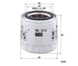 Mann WK 812 Fuel Filter WK812