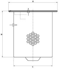 Mann-Filter LE 24 003 X Air Oil Separator LE24003X