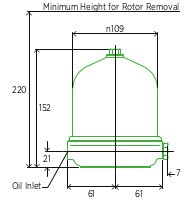Mann Centrifuge FM025 Part No. 6899111701, 01117A