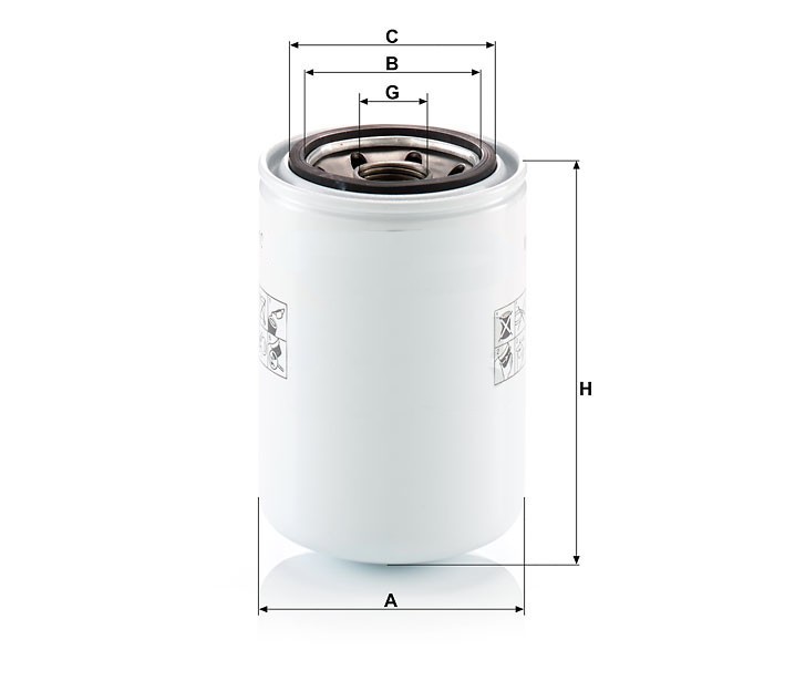 Mann W 1168/6 Oil Filter W11686