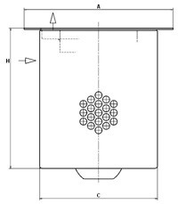 Mann LE 17 013 X Air Oil Separator LE17013X