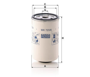 Mann WK 723/6 Fuel Filter WK7236