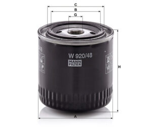 Mann W 920/48 Oil Filter W92048