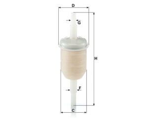 Mann WK 31/2 Inline Fuel Filter WK312 (Pack of 10)
