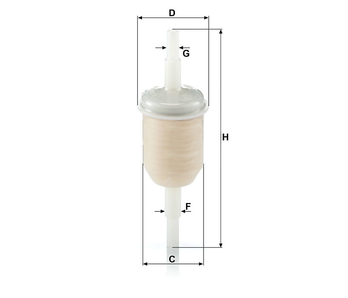 Mann WK 31/2 Inline Fuel Filter WK312 (Pack of 10)