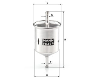 Mann WK 66 In-line Fuel Filter WK66
