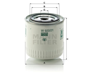 Mann W 920/21 Lube Oil Filter W92021